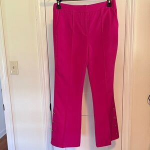 Milly Paige Cady Pants in Fuchsia